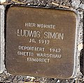 Stolperstein von Ludwig Simon