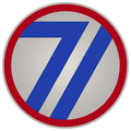 Request: Please redraw as SVG. Taken by: Chamberlain2007 New file: US 71st Infantry Division.svg