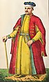 Ukrainian Cossack nobleman in a yellow żupan.
