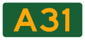 Alphanumeric route marker