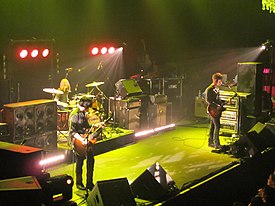 Black Rebel Motorcycle Club performing at the Fillmore, San Francisco, in 2013