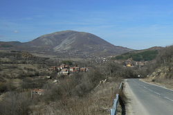 Village Babino at the foot of Konyavska planina (Konyavska mountain) in Bulgaria