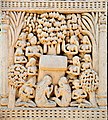 Image 4King Bimbisara of Magadha visits the Bamboo Garden (Venuvana) in Rajagriha; artwork from Sanchi. (from History of gardening)