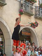 Chalon dans la rue : ambiance au coin d'une rue - 2004.