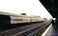 A picture of a Connex train at Redhill station in the early 2000s.