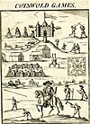 Image from 1636 depicting the Cotswold Games