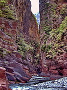 Les Gorges de Daluis et le haut-Var.