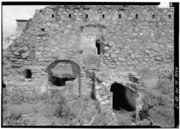 Opening in southern wall of mill building ruins