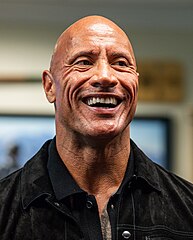 Actor Dwayne Johnson from Georgia