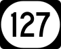 Iowa Highway 127 marker