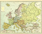 Europa nel 1912 e 1918.