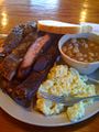 Image 4 Ribs, potato salad, baked beans, and bread (from Culture of Arkansas)