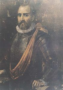 Portrait à l’huile de Juan de Garay.