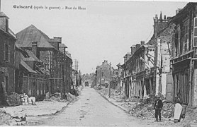 La rue de Ham vers 1920.