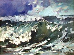 Vagues dans une tempête (1915)