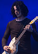 Colour photograph of Jack White performing live in 2009