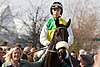 Leighton Aspell riding Many Clouds