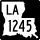 Louisiana Highway 1245 marker