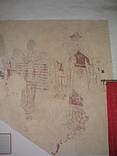 photograph of wall painting depicting Edmund