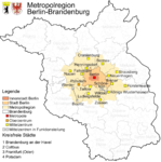 Större orter i storstadsregionen