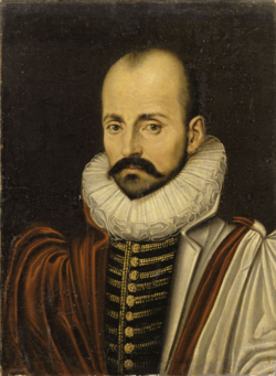 Michel de Montaigne. Maalaus noin 1570-luvulta.