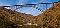 New River Gorge Bridge from Fayette Station Road