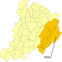 Nuovo Circondario Imolese – Mappa