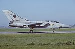 Panavia Tornado F3 in No.11 Squadron markings, seen at RAF Waddington in 1992.