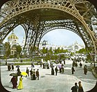 Paris Exposition Champ de Mars and Eiffel Tower, Paris, France, 1900. Brooklyn Museum