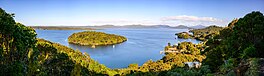 Image of Paterson Inlet Whaka A Te Wera on a blue sunny day