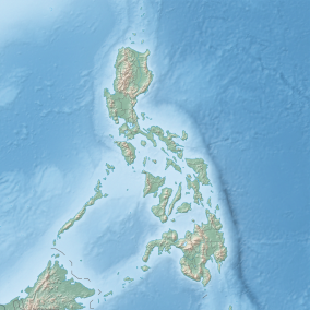 Map showing the location of Philippine Rise