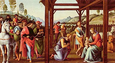 Perugino, Adoration of the Magi, 1496.