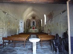 L'intérieur de l'église en juillet 2013.