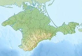 Map showing the location of Crimean Mountain karst