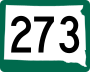 Highway 273 marker