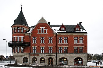 Skandiahuset[28][29], Kungsgatan 1, Valfrid Karlson (1855-1935), 1895, nordeuropeisk renässans