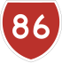 State Highway 86 shield}}