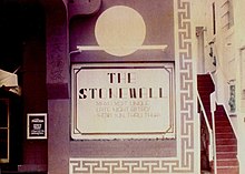 A sign inside the Stonewall Inn's 1970s location at Miami Beach, Florida