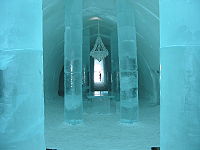 Jukkasjärvi Icehotel interior