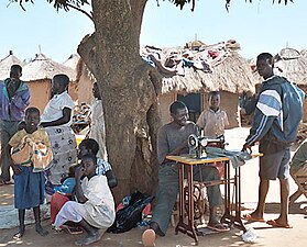 Tailor Lebuje camp, Uganda