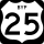 U.S. Highway 25 Bypass marker