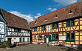 Historic half-timbered buildings