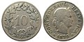 Image 4A Swiss ten-cent coin from 1879, similar to the oldest coins still in official use today (from Coin)
