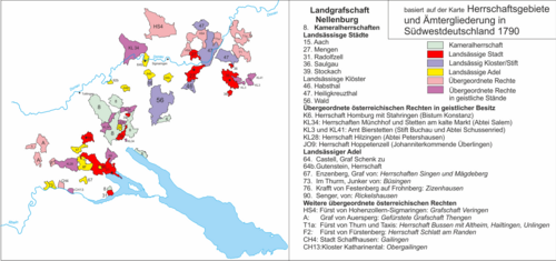 Grafschaft Nellenburg in 1790