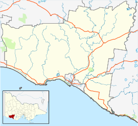Nirranda is located in Shire of Moyne