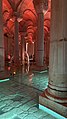 Atmospheric lighting now brightens up a visit to the Basilica Cistern