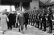 The Duke of Windsor inspecting German troops in 1937