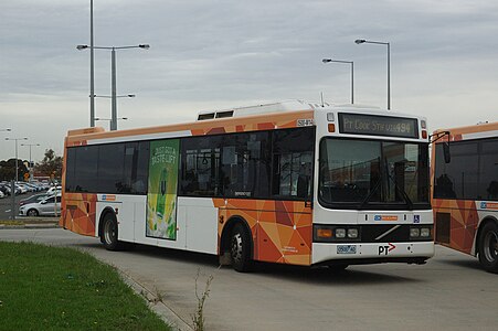 CDC Wyndham W14 2003 Volvo B12BLE with Volgren CR221L bodywork at Williams Landing station