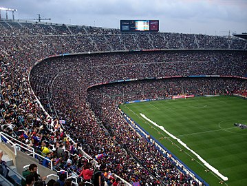 Camp Nou, home of FC Barcelona
