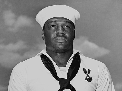 Doris Miller, the first African-American to be awarded the Navy Cross (Nominated by Coffeeandcrumbs)